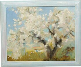 Under the cherry tree (the painting found an owner)