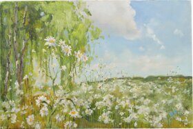 Cloud of Daisies (the painting has found an owner)