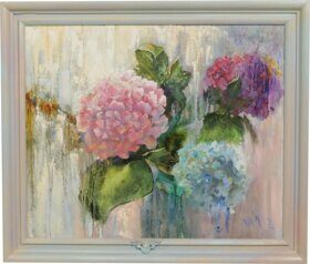 Hydrangeas (the painting has found an owner)