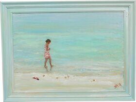 Looking for shells  (the painting has found an owner)