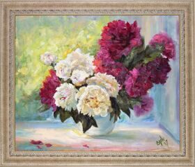 Peonies (the painting has found an owner)