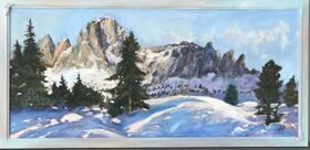 Vigo di Fassa (the painting has found an owner)